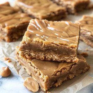 Peanut Butter Lunch Lady Cookie Bars