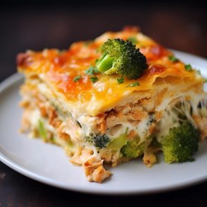 Chicken and Broccoli Lasagna Recipe