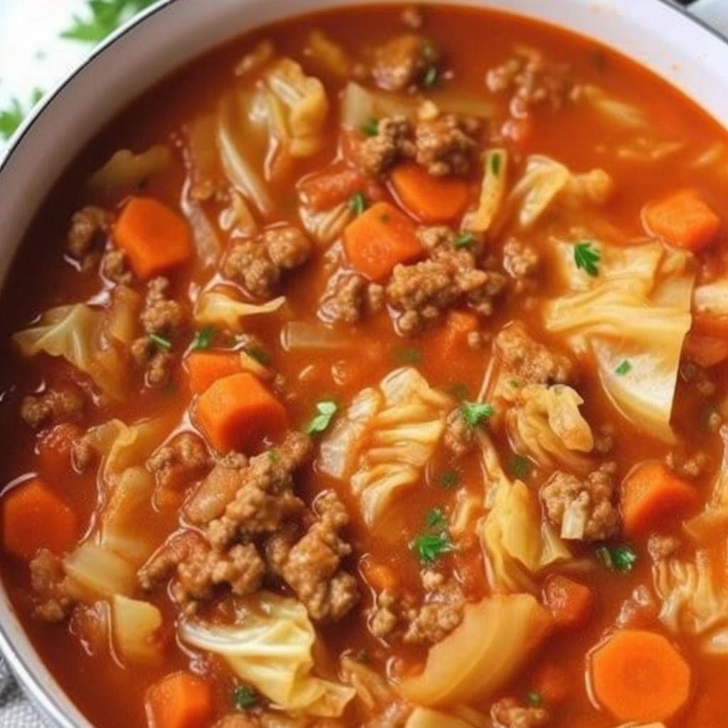 CABBAGE ROLL SOUP – Then and Now Recipes