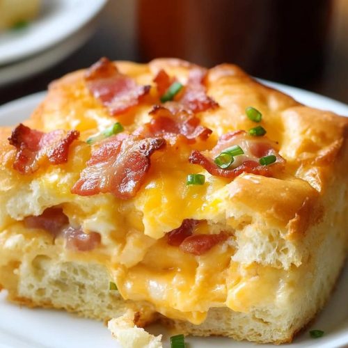 Bacon, Egg & Cheese Biscuit Bake