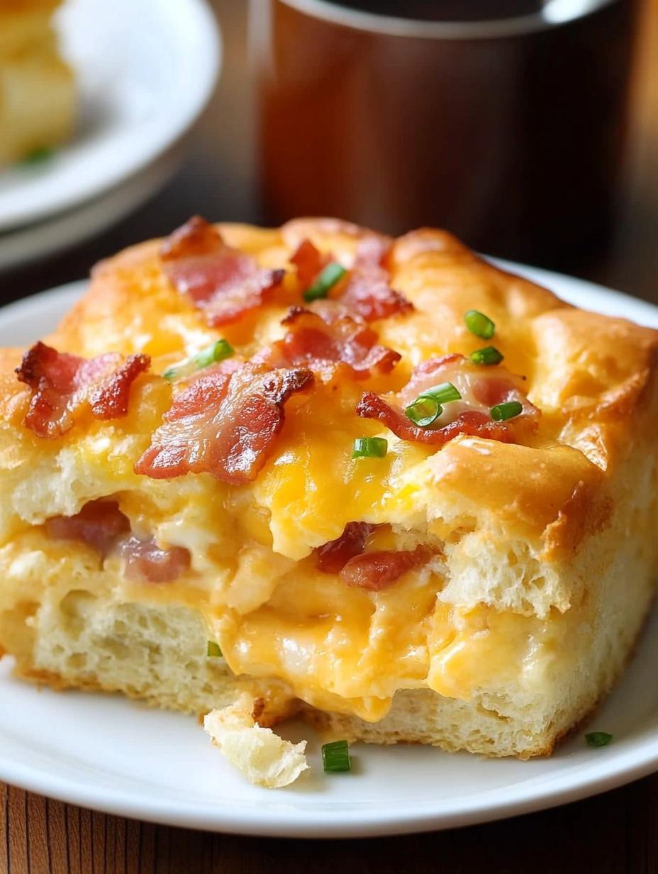 Bacon, Egg & Cheese Biscuit Bake