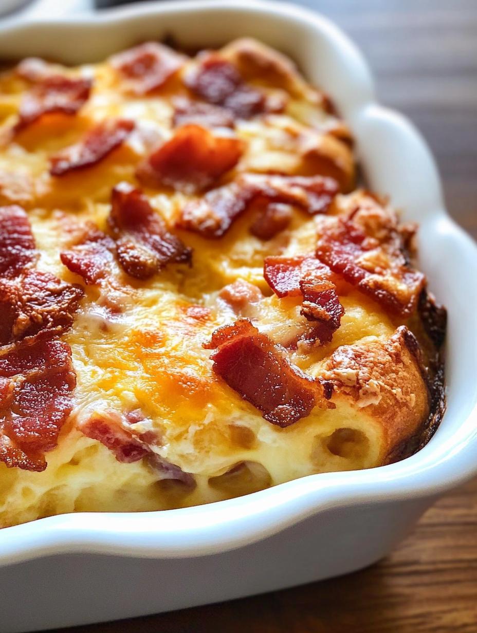 Bacon, Egg & Cheese Biscuit Bake