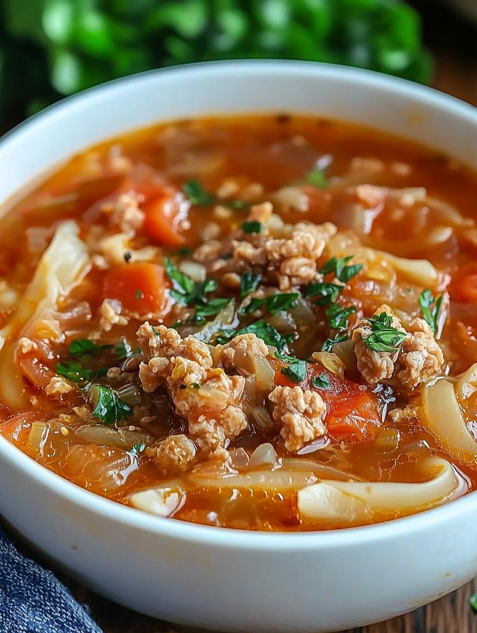 CABBAGE ROLL SOUP