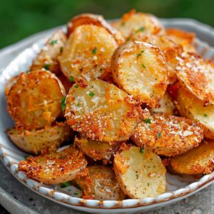 Crispy Crunchy Parmesan Potatoes