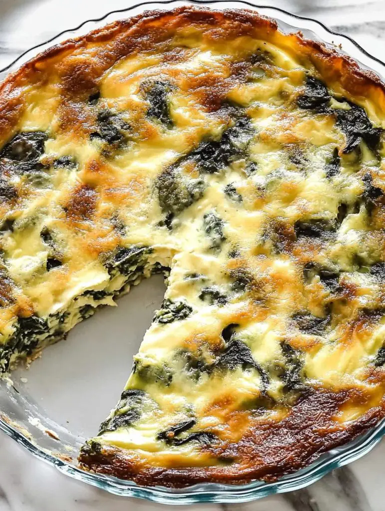 Crustless Spinach Quiche – Then and Now Recipes