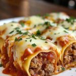 3-Cheese Sausage Lasagna Roll-Ups