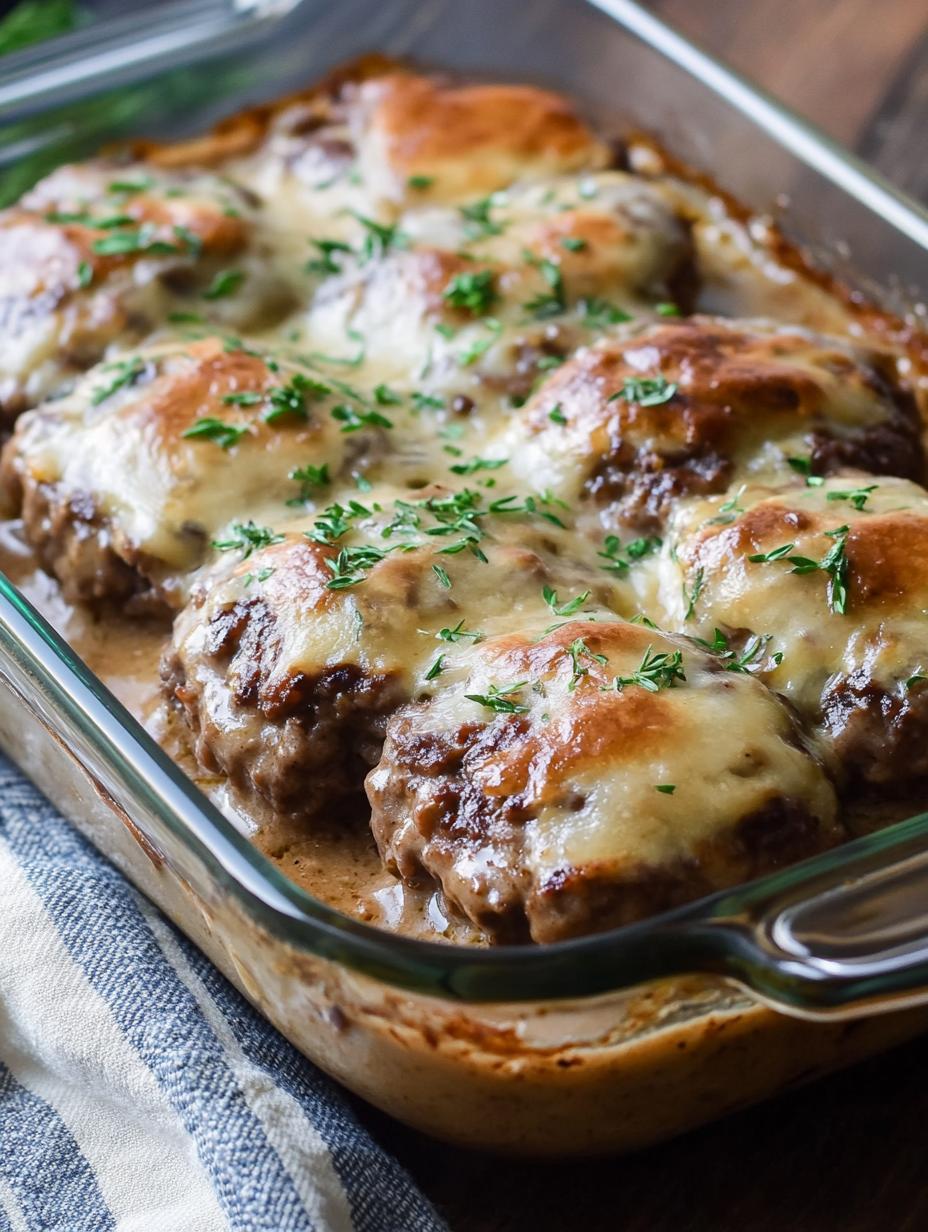 Amish Hamburger Steak Bake