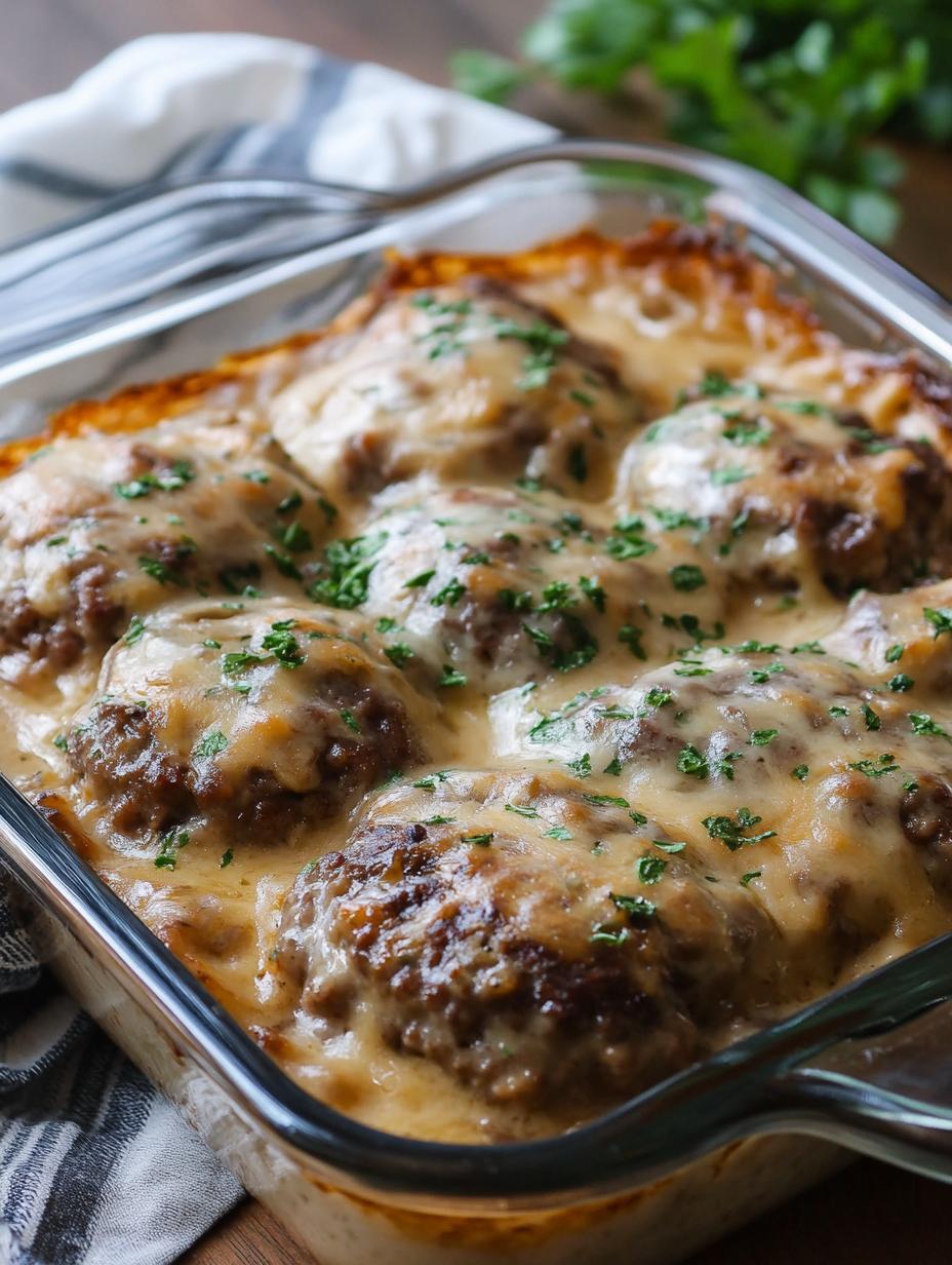 Amish Hamburger Steak Bake