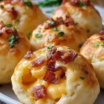 Baked Bacon Stuffed Cheese Bombs