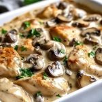 Baked Chicken Stroganoff