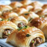 Baked Jalapeño Popper Sausage Crescents