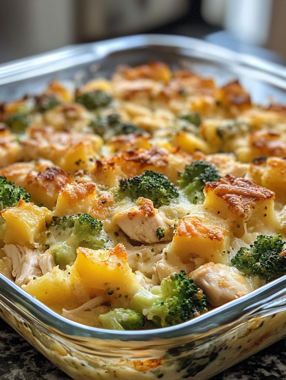 Baked Potato Chicken and Broccoli Casserole