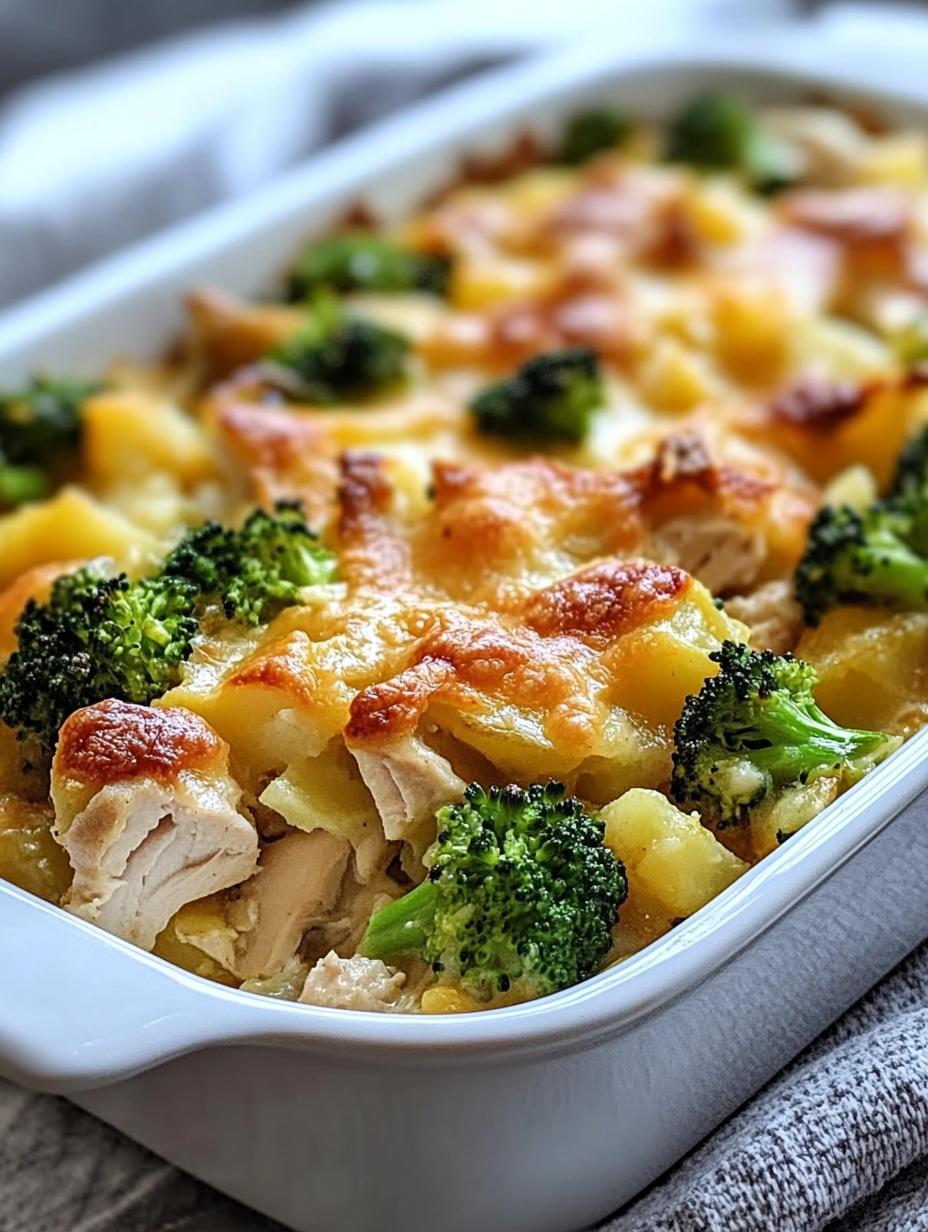 Baked Potato Chicken and Broccoli Casserole