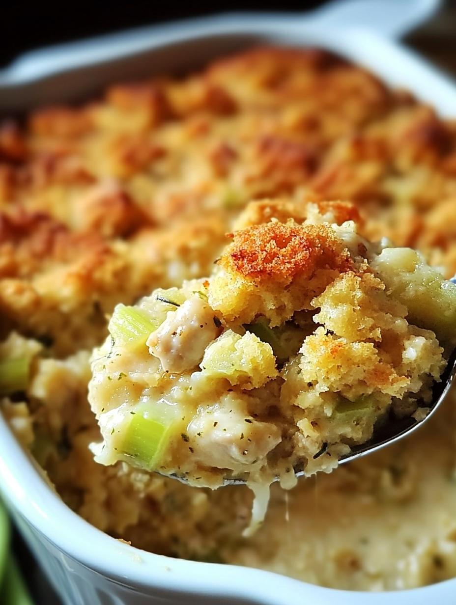 Chicken Dressing Casserole