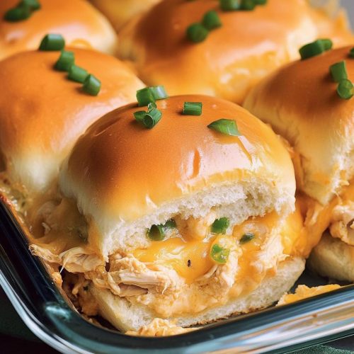 Crack Chicken Sliders Casserole