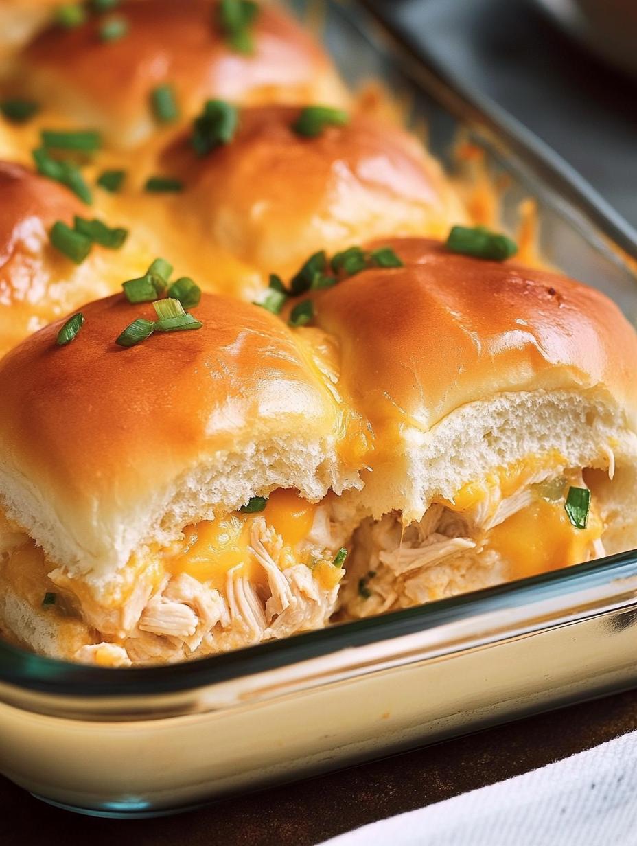 Crack Chicken Sliders Casserole