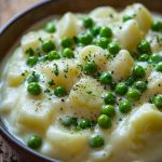 Creamed Potatoes and Peas