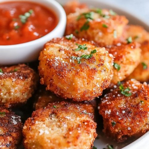 Crispy Hashbrown and Sausage Bites