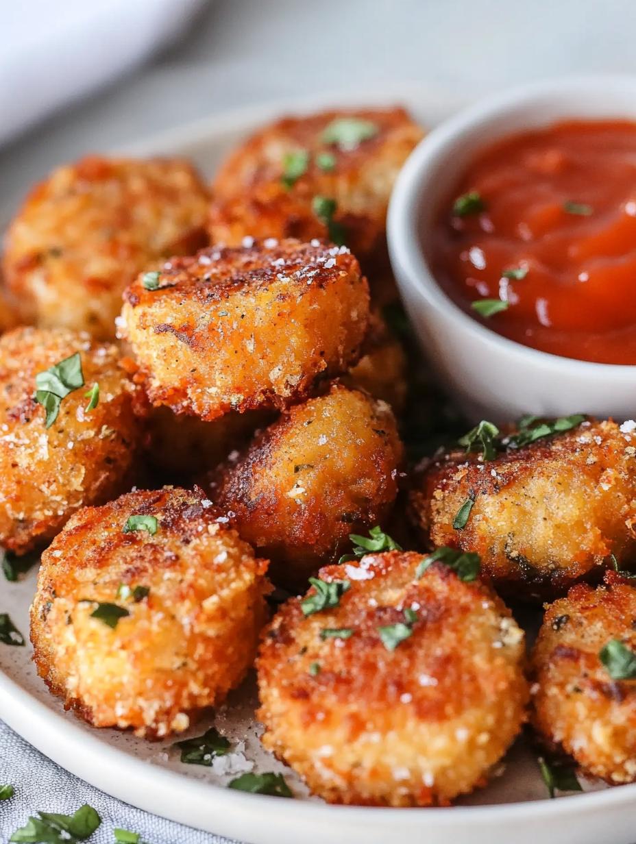 Crispy Hashbrown and Sausage Bites