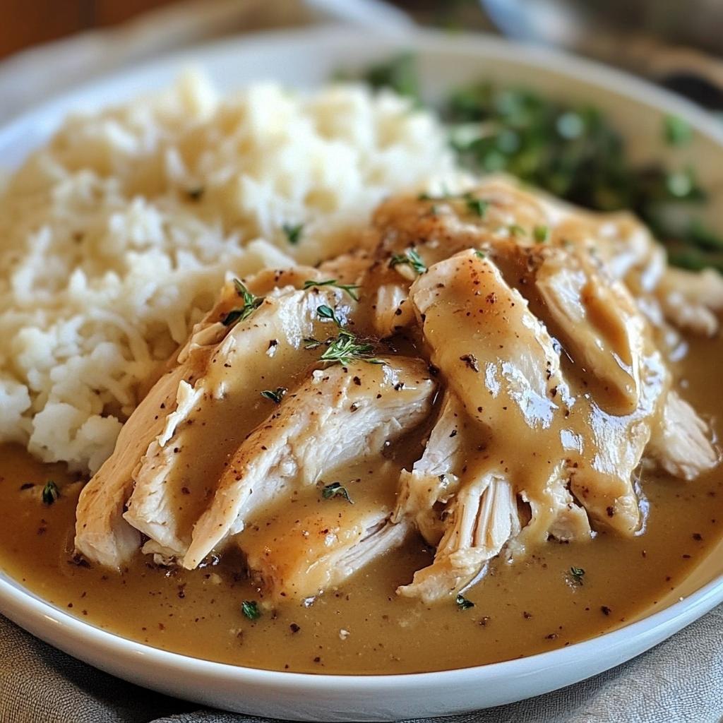 Crock Pot Chicken and Gravy