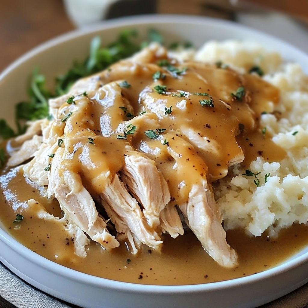 Crock Pot Chicken and Gravy