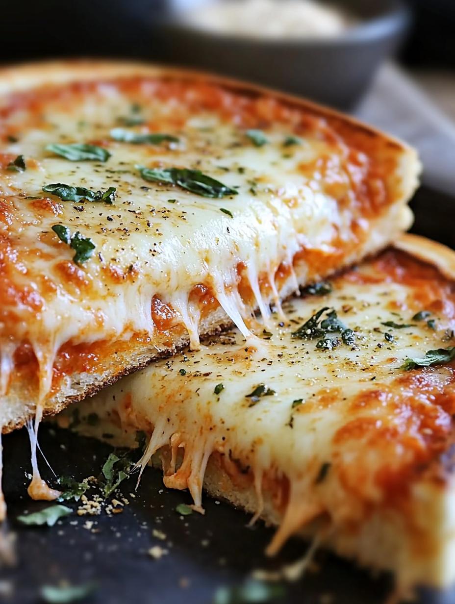 Garlic Parmesan Pizza Grilled Cheese