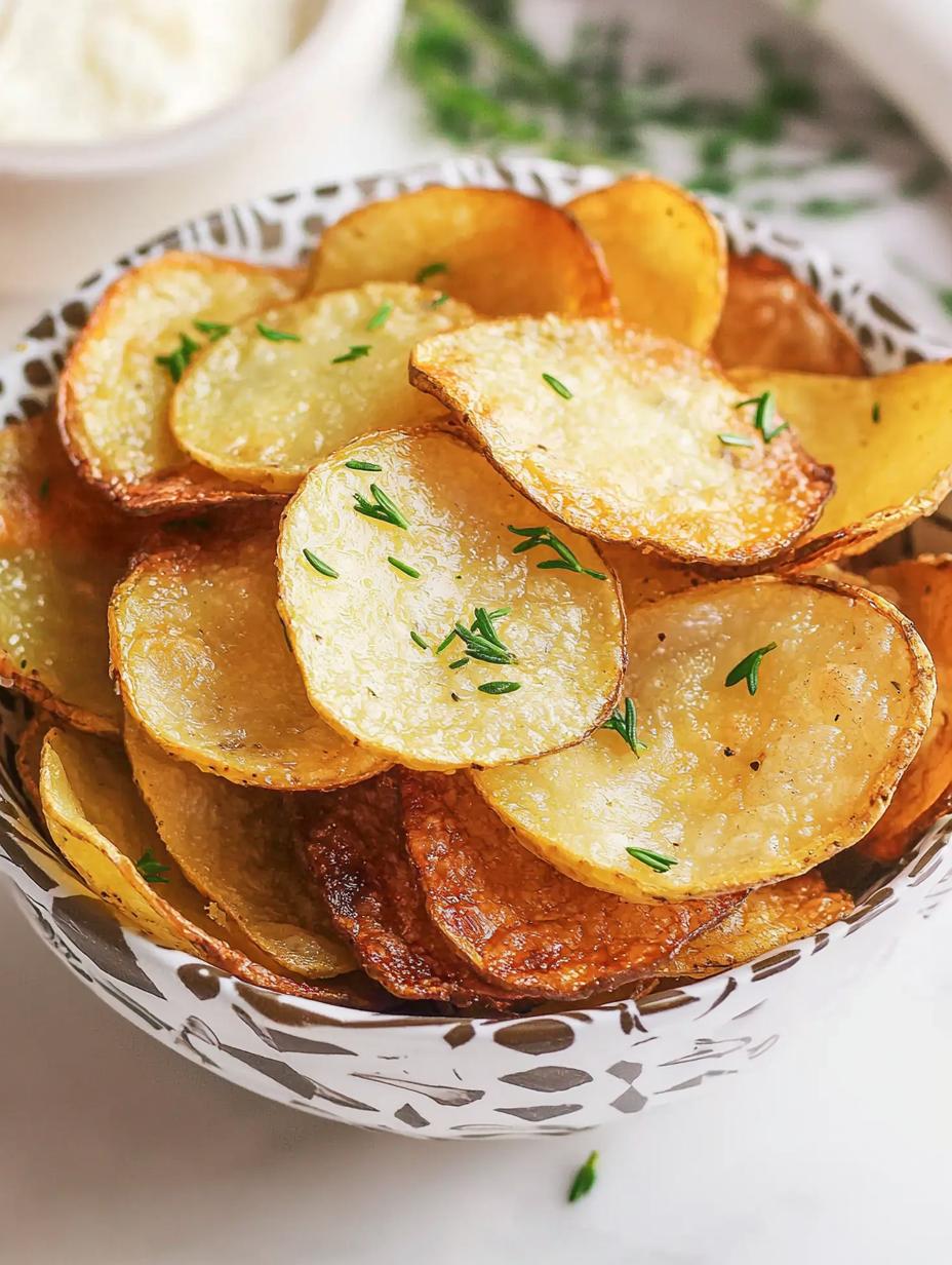 Homemade Baked Potato Chips