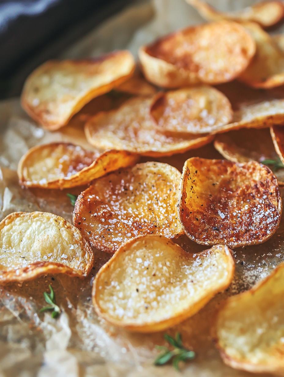 Homemade Baked Potato Chips