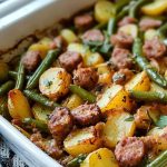 Sausage Green Bean Potato Casserole