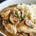 Slow Cooker Chicken with Mushroom Gravy