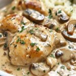 Slow Cooker Creamy Mushroom Chicken