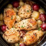 Slow Cooker Garlic Parmesan Chicken Thighs