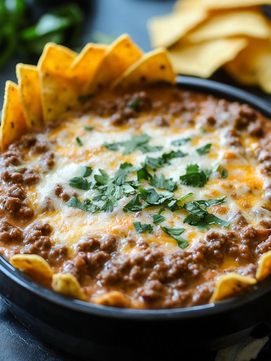 Slow Cooker Hamburger Dip