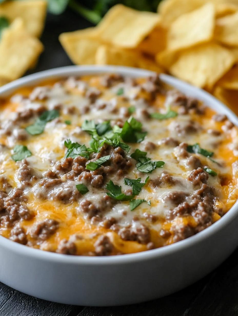 Slow Cooker Hamburger Dip