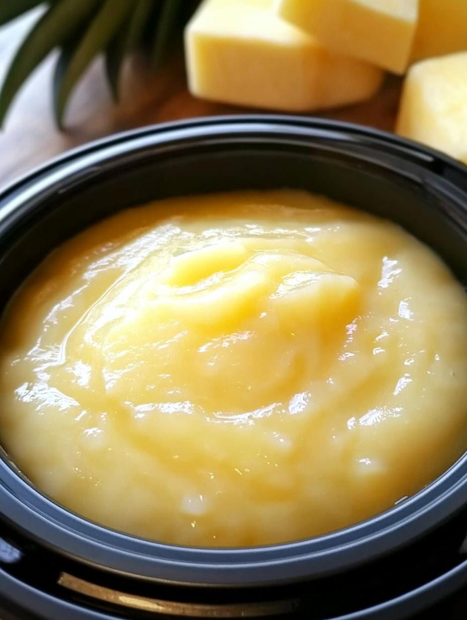 Slow Cooker Pineapple Curd