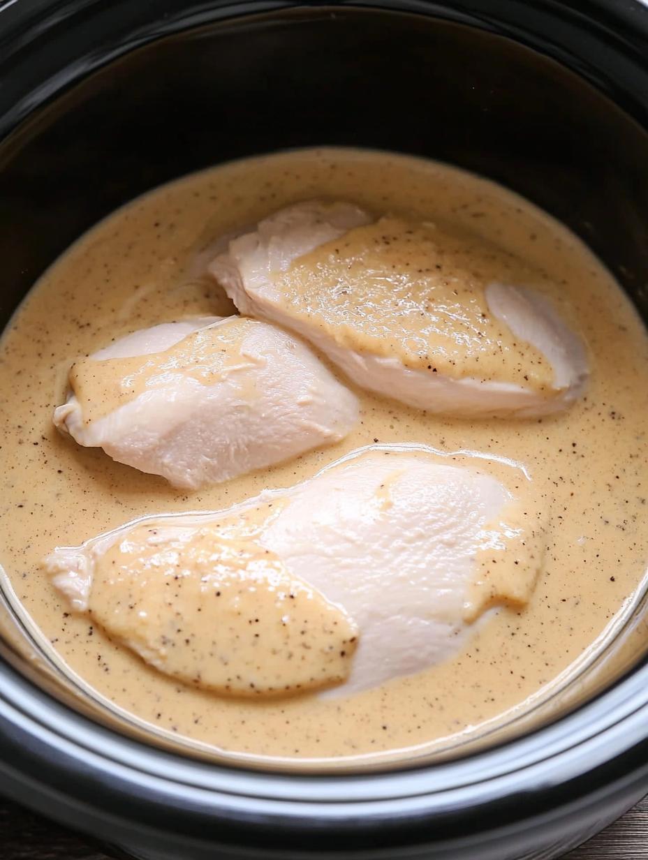 Slow Cooker Chicken & Gravy