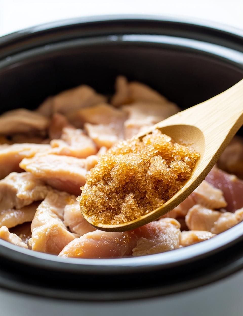 Slow Cooker Honey Teriyaki Chicken with Brown Sugar