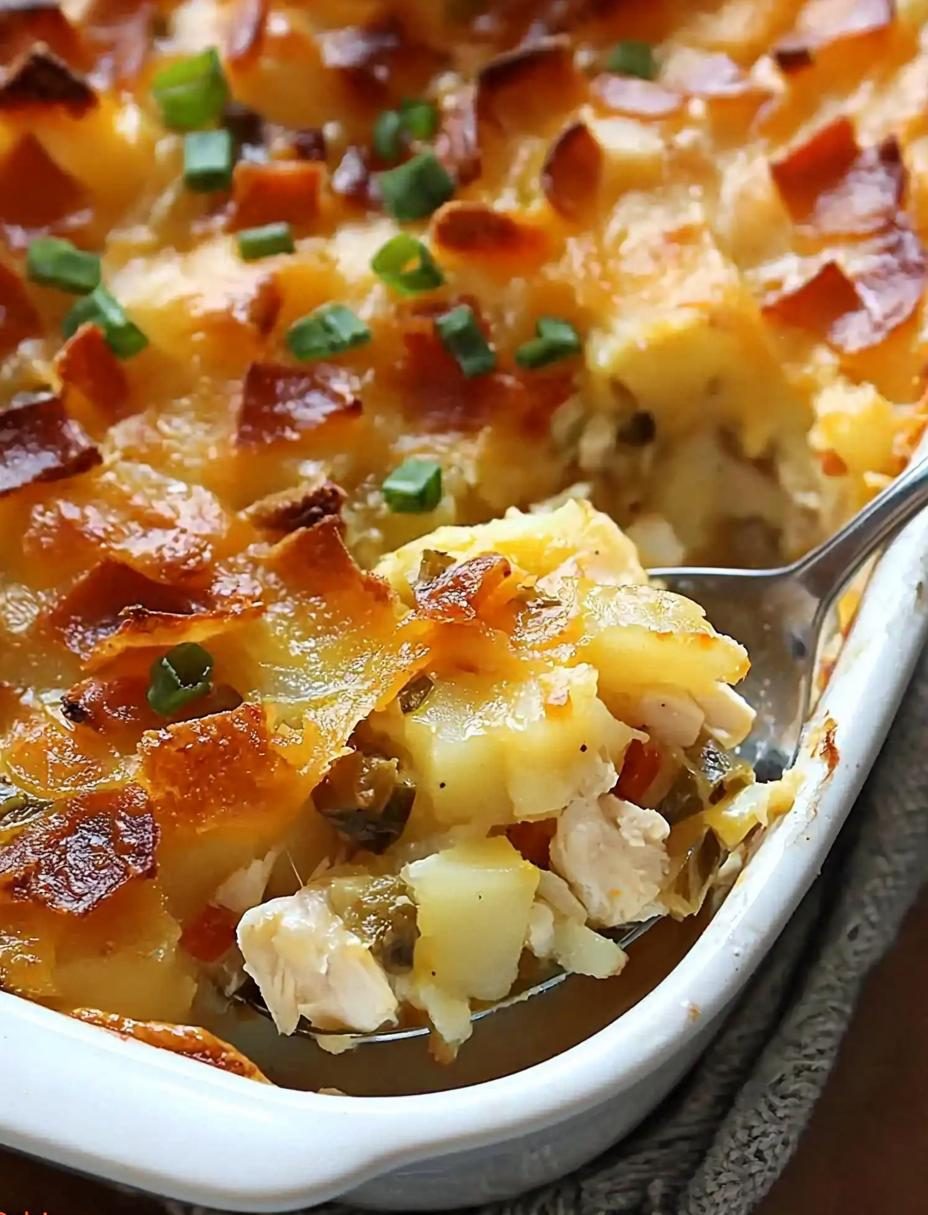 Baked Chicken and Loaded Potato Casserole