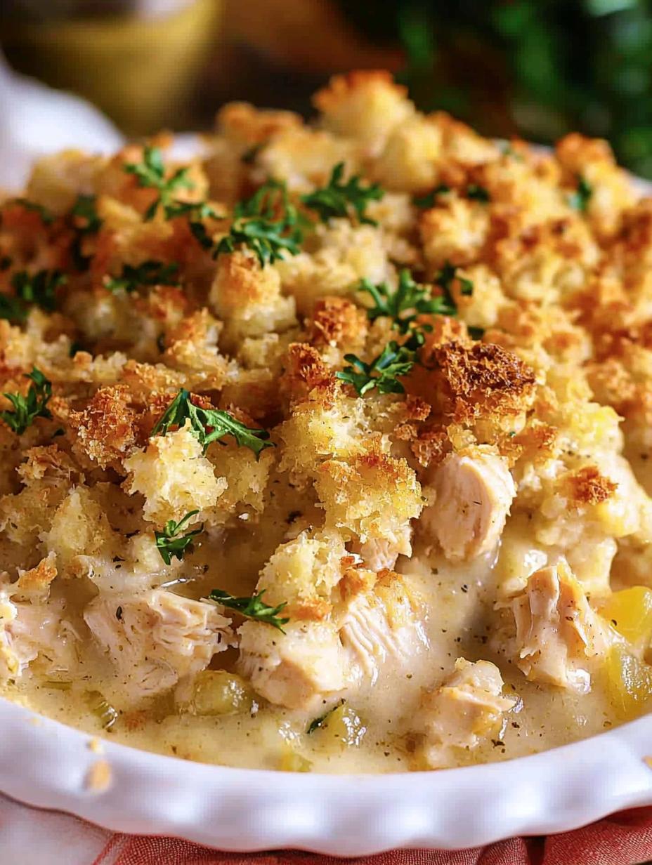 Chicken & Stuffing Casserole