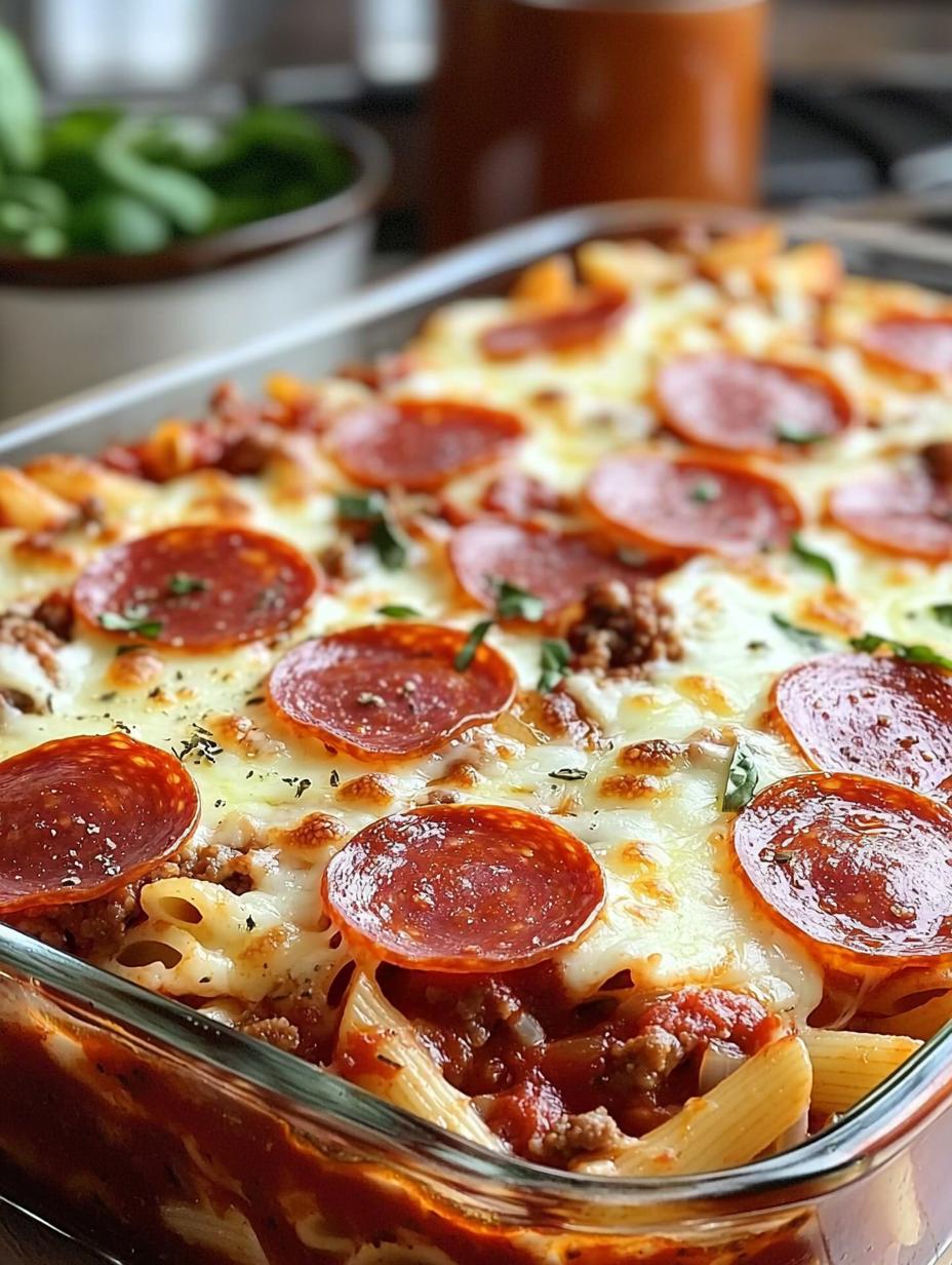 Meat Lovers Pizza Casserole