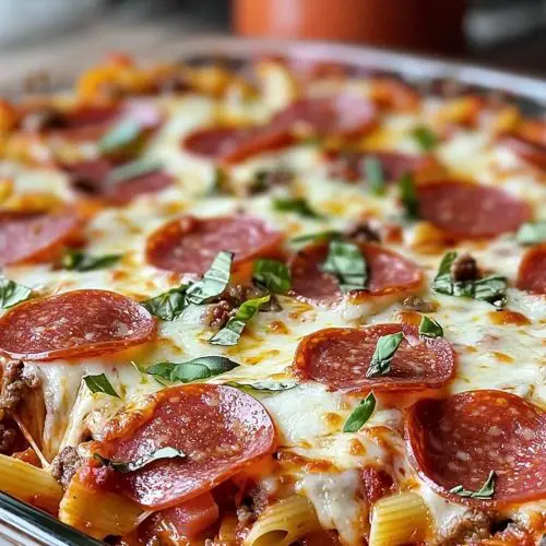 Meat Lovers Pizza Casserole