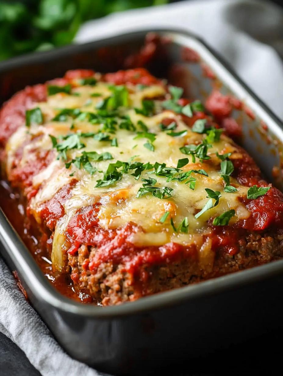 Parmesan Meatloaf in Loaf Pan