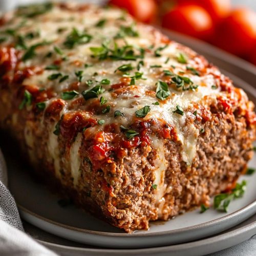 Parmesan Meatloaf in Loaf Pan