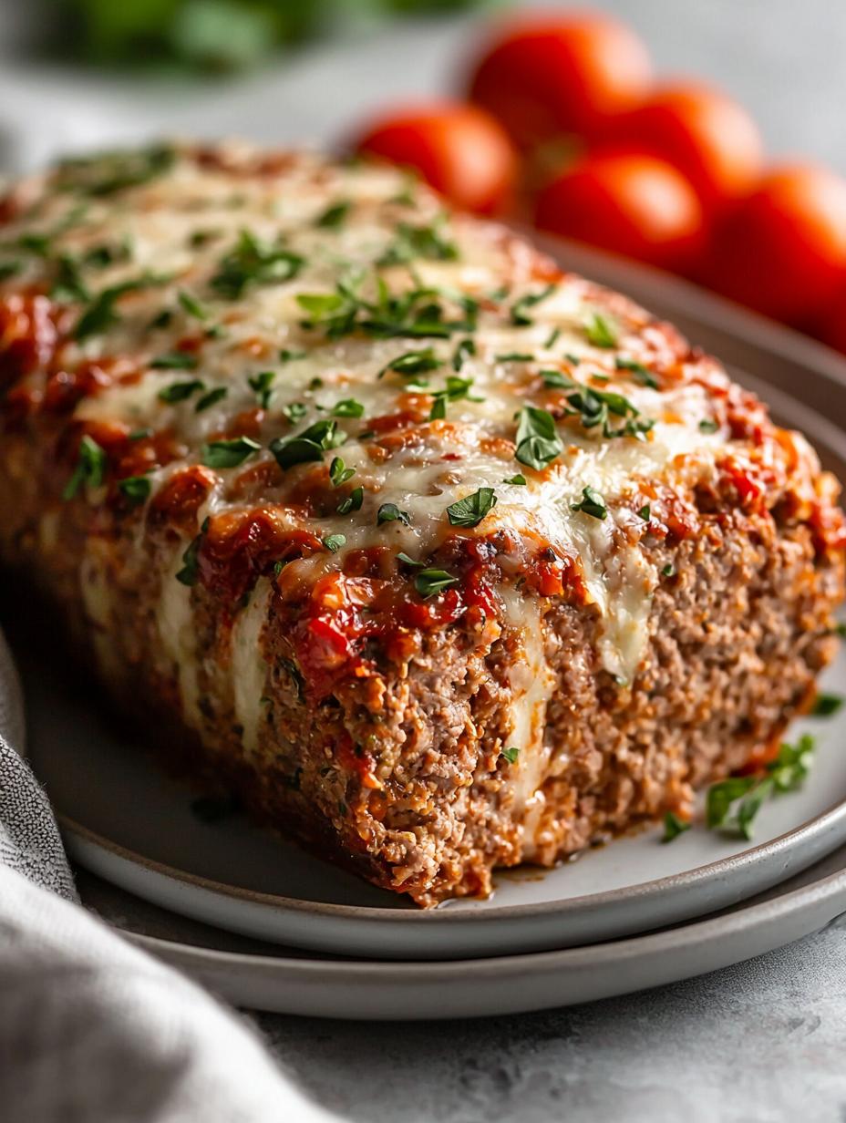 Parmesan Meatloaf in Loaf Pan