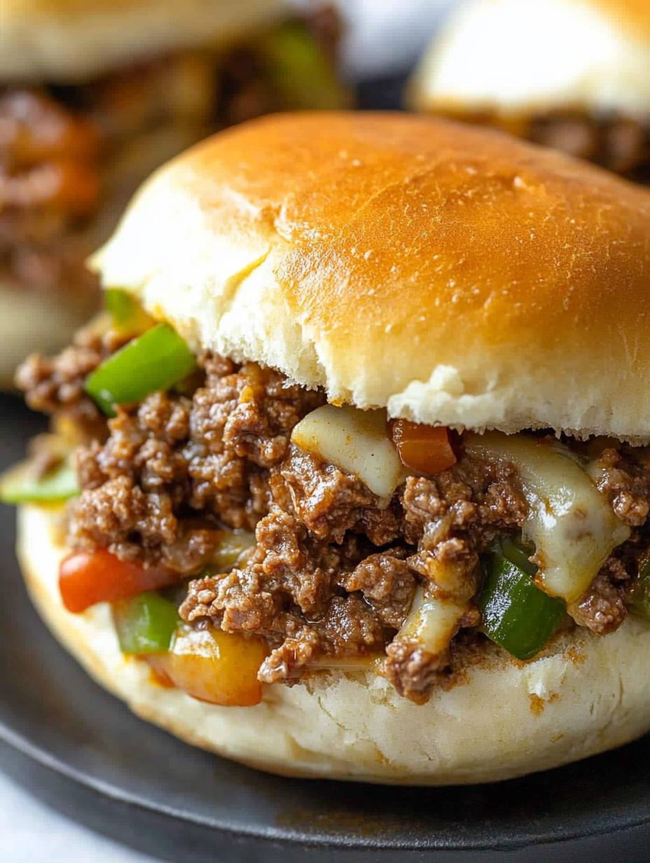 Philly Cheese Steak Sloppy Joes