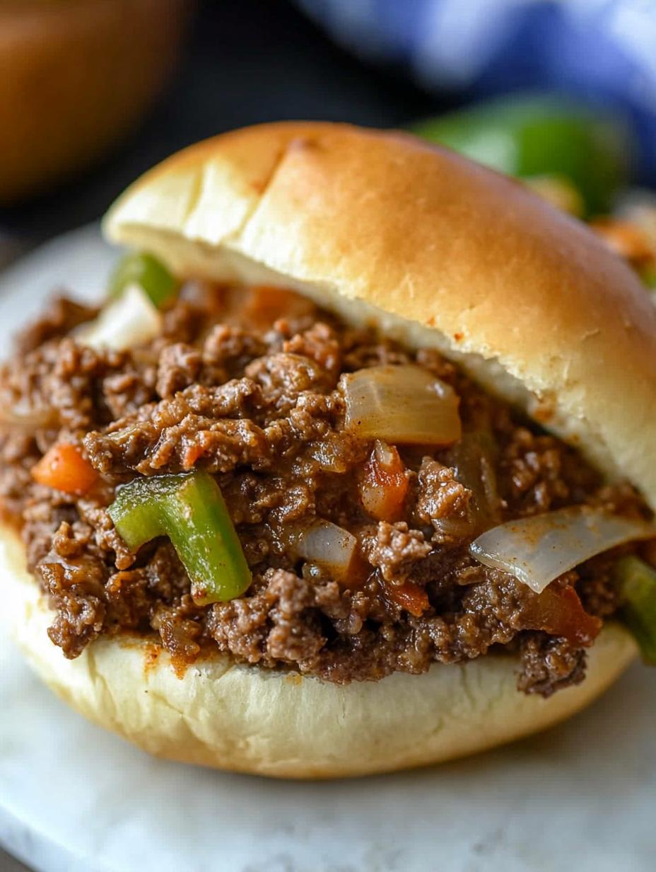 Philly Cheese Steak Sloppy Joes 