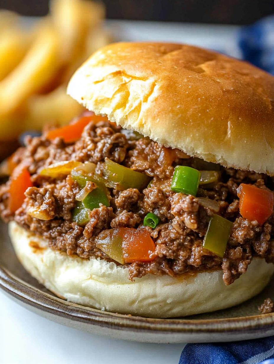 Philly Cheese Steak Sloppy Joes