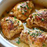 Slow Cooker Creamy French Mustard Chicken