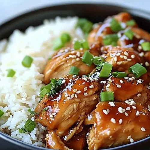 Slow Cooker Honey Teriyaki Chicken with Brown Sugar