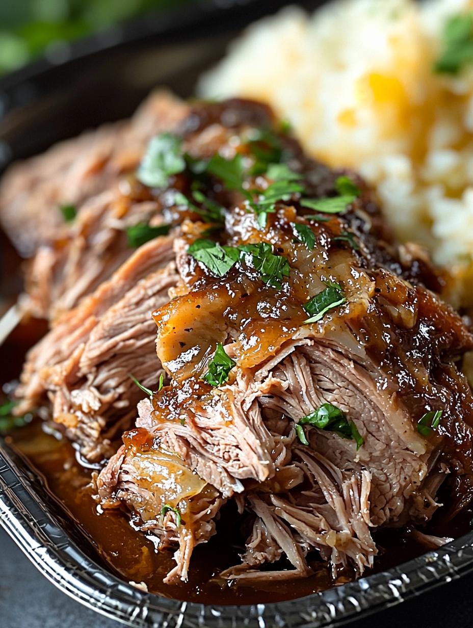 Slow Cooker 4-Ingredient Kalua Pig